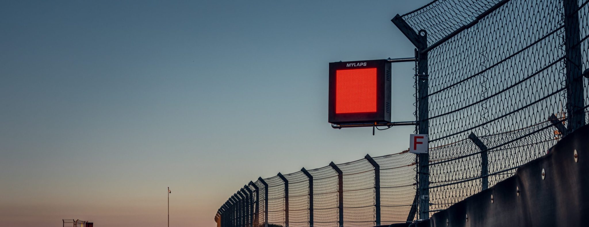 Floating Sign On Raceway Panel Motorsport Light Panels | FIA & FIM Homologated | MYLAPS